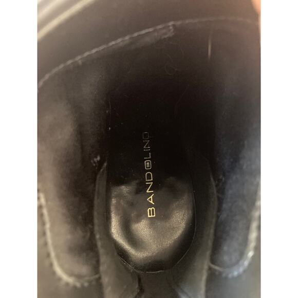 Black Leather size 6 Ankle Boots - Picture 8 of 9